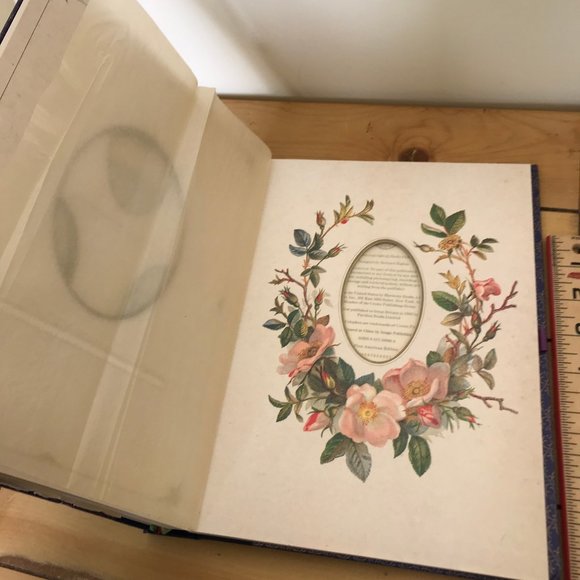 Language of Flowers Photo Album Die-Cut Pages Victorian Style 1992 Higton REPAIR - Picture 7 of 10